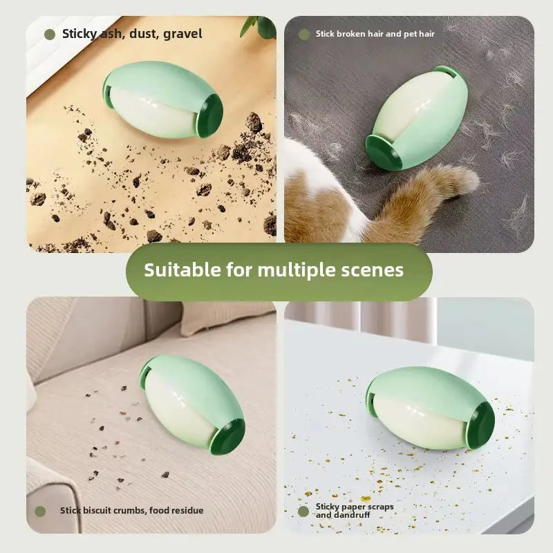 Reusable Washable Lint Roller - The Ultimate Portable Pet Hair Remover for Effortless Dust Cleaning!
