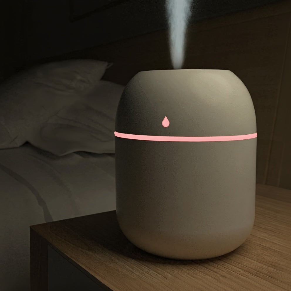 Humidifier USB Mist Mini Light Air Night Cool with Portable for Spray LED Quiet