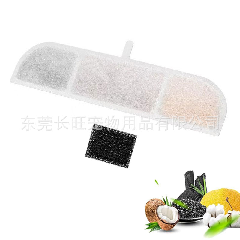 Pet Water Dispenser Filter, Suitable For Downy Paws, Wireless Cat Fountain Filter Element Manufacturer Wholesale