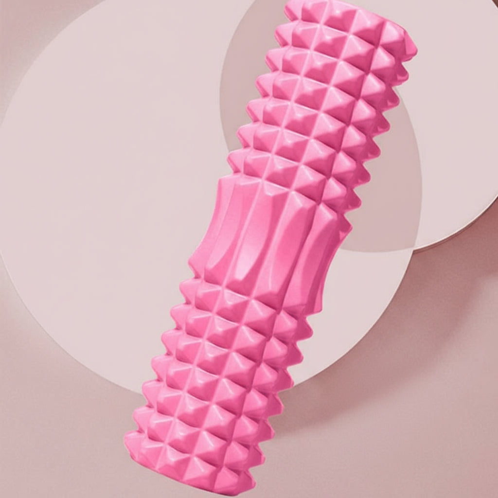 EVA Foam Shaft Yoga Column Crescent Hollow Wolf Tooth Stick Fitness Yoga Foam Roller Yoga Massage Stick