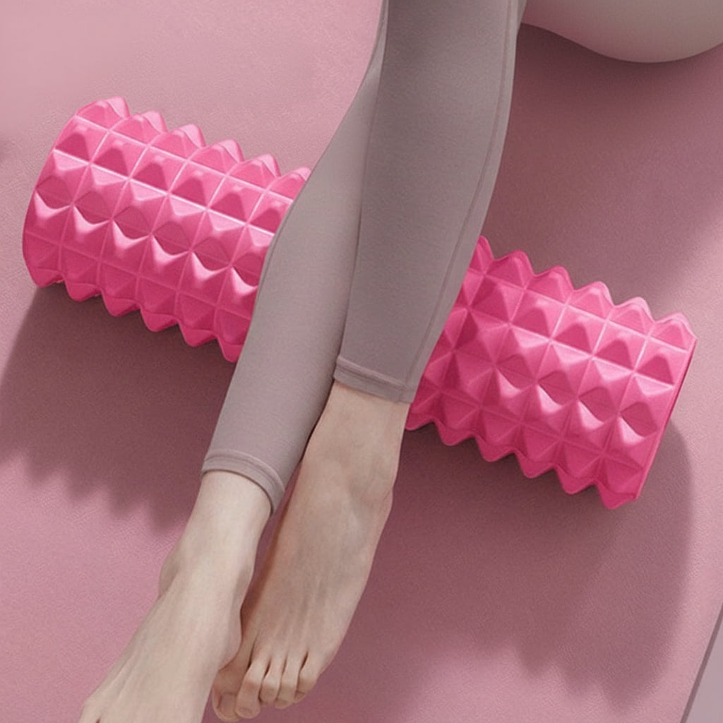 EVA Foam Shaft Yoga Column Crescent Hollow Wolf Tooth Stick Fitness Yoga Foam Roller Yoga Massage Stick