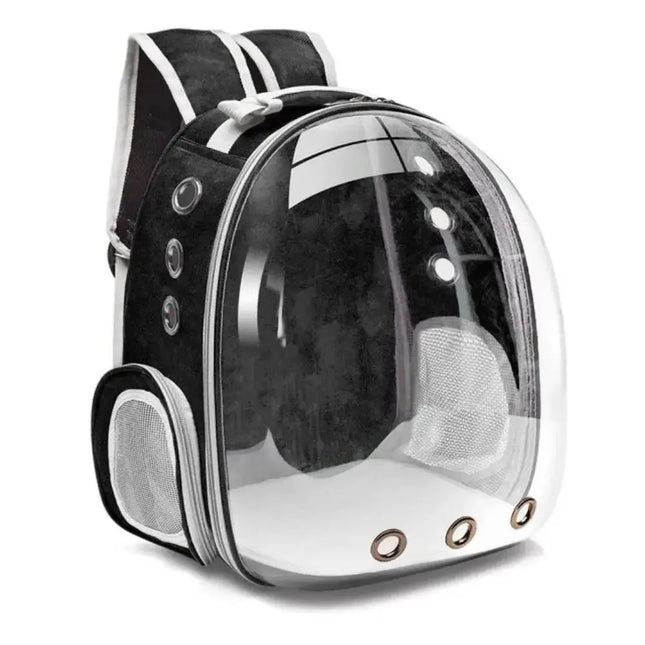 Pet Carrier Backpack with Transparent Window – Space Capsule Design for Cats and Small Dogs