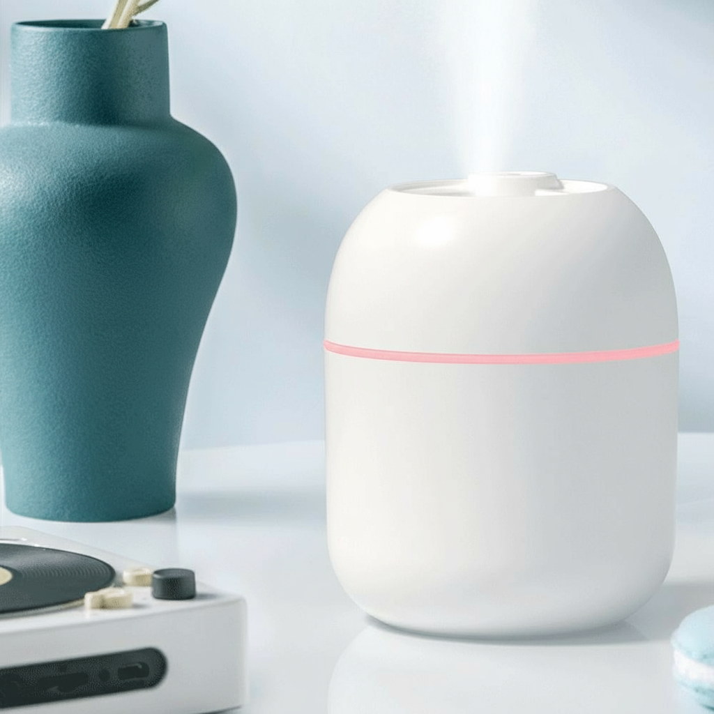 Humidifier USB Mist Mini Light Air Night Cool with Portable for Spray LED Quiet