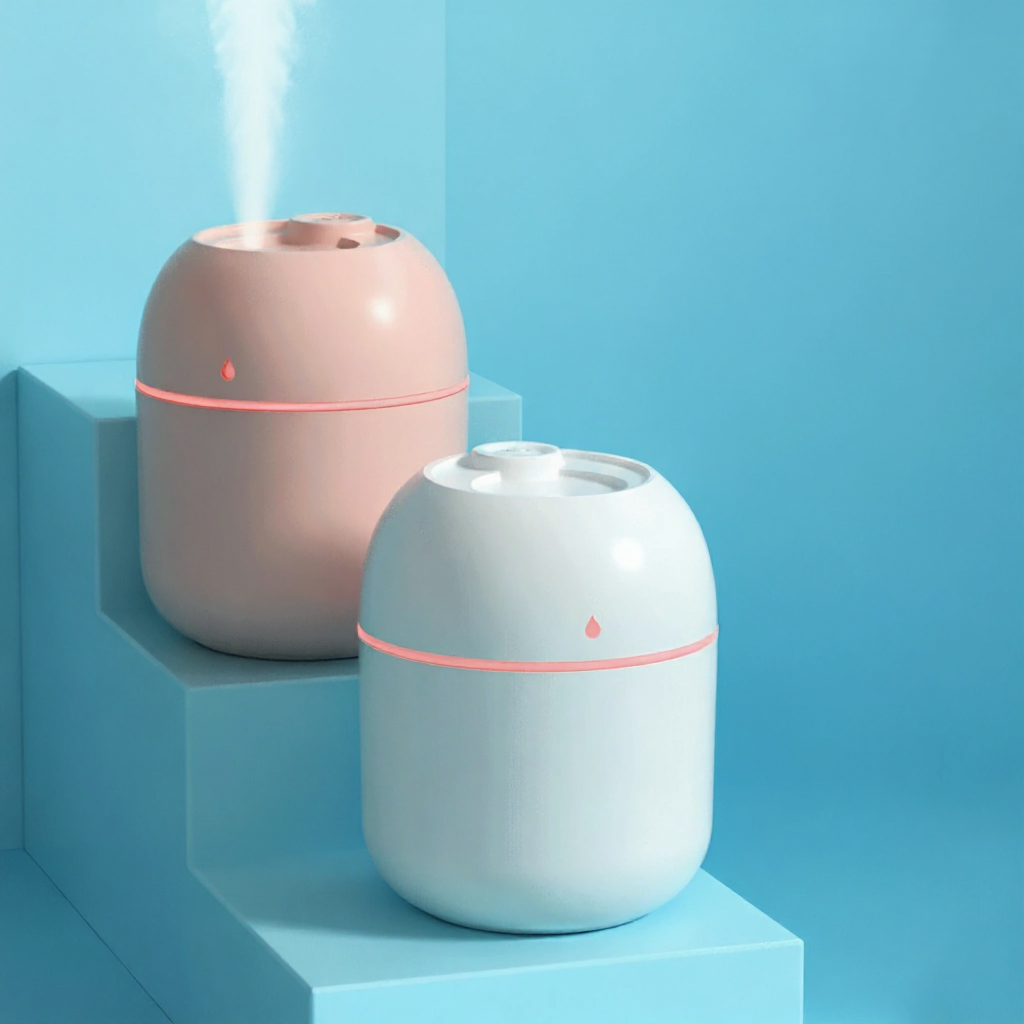 Humidifier USB Mist Mini Light Air Night Cool with Portable for Spray LED Quiet